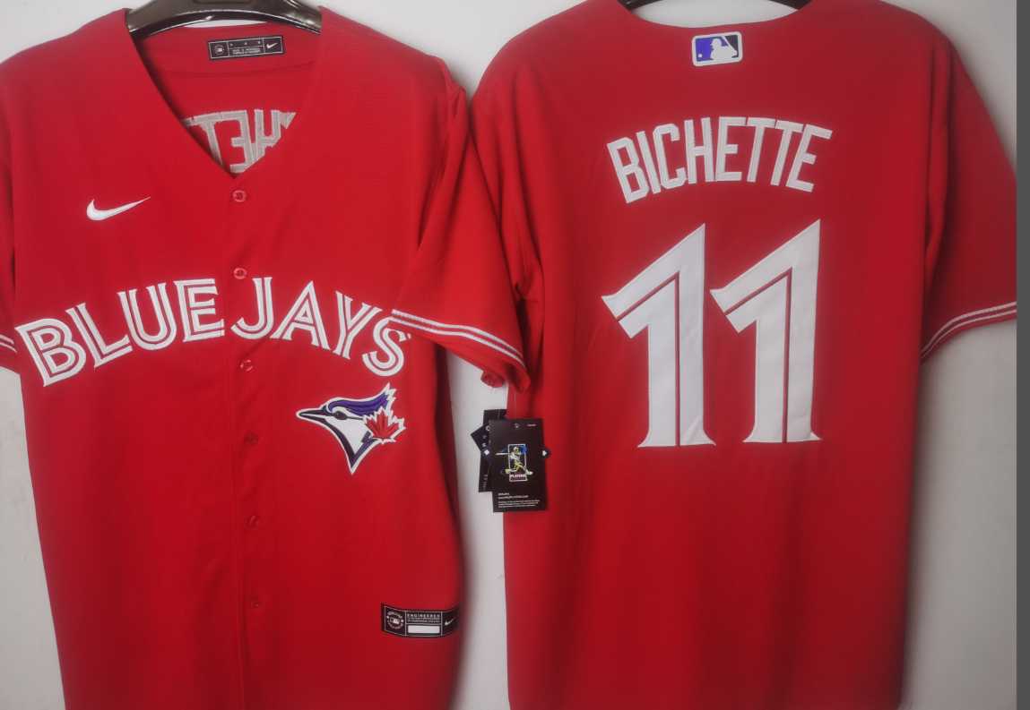 Men's Toronto Blue Jays #11 Bo Bichette Red Cool Base Stitched Jersey,We sell and wholesale Men's Toronto Blue Jays #11 Bo Bichette Red Cool Base Stitched Jersey on line form chian!